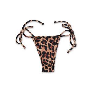 REINA OLGA Women's Leopard Print Tie-Side Bikini Bottom Women GHEPARDO PRINT